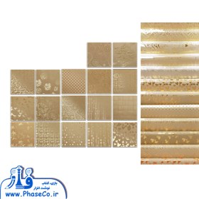 تصویر کاغذ کادو کرافت طلاکوب 