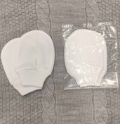 تصویر دستکش سفید نوزادی (توریست) 