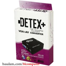 تصویر تبدیل VGA به AV دتکس پلاس Detex Plus 