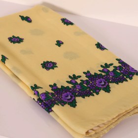 تصویر روسری نخی کرم 