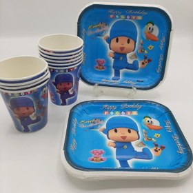 تصویر ظرف و لیوان پوکویو ۱۰ عددی 