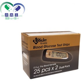 تصویر کیت دستگاه قندخون URIGHT مدل TD-4252 