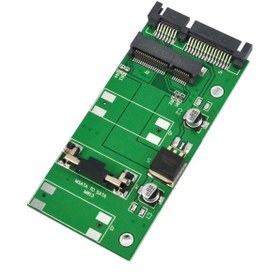 تصویر تبدیل هارد MSATA به هارد SATA 2.5 ا MSATA to SATA PCI E To 2.5 SATA II HDD Adapter MSATA to SATA PCI E To 2.5 SATA II HDD Adapter
