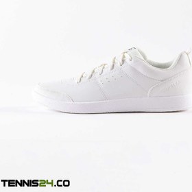 تصویر کفش تنیس مردانه آرتنگو Artengo Essential – سفید ا Men's Artengo Essential Tennis Shoes - White Men's Artengo Essential Tennis Shoes - White