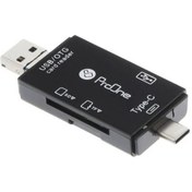 تصویر کارت خوان پرووان مدل PCO03 ا ProOne PCO03 OTG Type-C to USB card reader ProOne PCO03 OTG Type-C to USB card reader