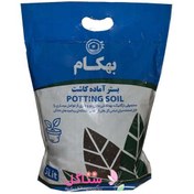 تصویر خاک بستر آماده کاشت (خاک هلندی) مدل بهکام حجم 5 لیتریReady-to-plant bed soil (Dutch soil), Behkam model, volume 5 liters 