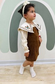 تصویر بیلر مخمل دخترانه dress