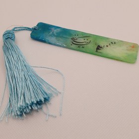 تصویر بوک مارک طرح سبز 