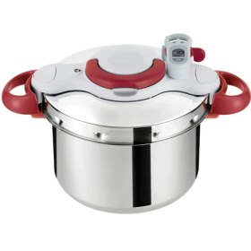 تصویر زودپز 7.5 لیتر Clipso Minut Perfect تفال مدل TEFAL P4624831 Tefal ClipsoMinut Perfect 7.5L Pressure Cooker - P4624831