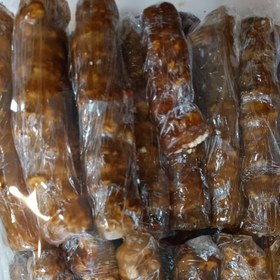 تصویر سجوق تمام گردویی با دو طعم شیره انگور و انجیر ( یک کیلو گرم ) 