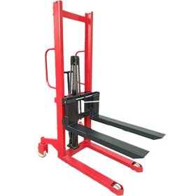 تصویر استاکر دستی 1 تن ایرانی مدل ST-02 iranian hand stacker 1 ton model ST-02