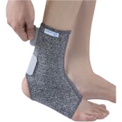 تصویر قوزک بند طبی نئوپرنی پشت باز پاک سمن کد 128 طوسی سایز S Paksaman Neoprene Ankle Support Open Design Gray Code 128 size S