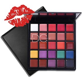 تصویر پالت رژلب رینبو | 25 رنگ Rainbow Lip[ Palette 25 Color