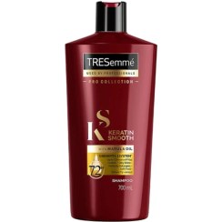 تصویر شامپو tresemme صاف و نرم کننده کراتین شفاف 600 میلی لیتر 