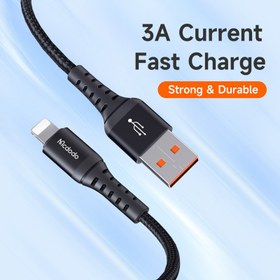 تصویر کابل تبدیل USB به لایتنینگ مک دودو مدل CA-2261 طول 1 متر Mcdodo CA-2261 USB To Lightning Cable 100cm