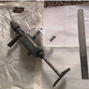 تصویر دریل دستی قدیمی کارکرد بدون نیاز به برق 