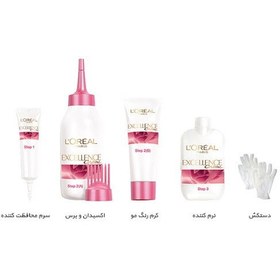تصویر کیت رنگ مو لور-al مدل Excellence شماره 9 حجم 50 میلی لیتر رنگ بلوند خیلی روشن(ترکیه)(ارسال فوری) 