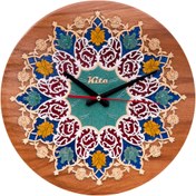 تصویر ساعت چوبی طرح کلاسیک 