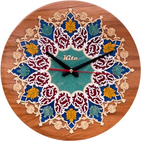 تصویر ساعت چوبی طرح کلاسیک 