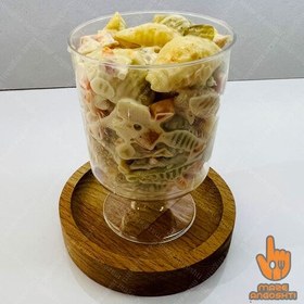 تصویر شات تک نفره سالاد ماکارونی (ارسال از 10 عدد به بالا) (ارسال به صورت پس کرایه) 