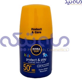 تصویر ضد آفتاب کودک نیوا رولی spf 50 مدل protect & play حجم 50 میل 