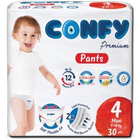 تصویر پوشک شورتی کانفی (Confy) سایز 4 بسته 30 عددی 