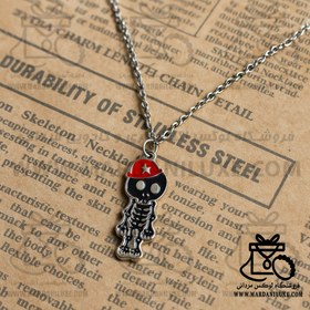 تصویر گردنبند استیل اسکلتی 