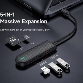 تصویر هاب 5 پورت USB-C مک دودو مدل HU-1430 