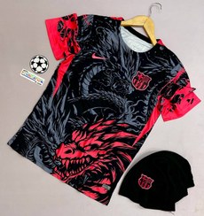 تصویر کیت فوتبال بارسلونا طرح دراگون ۲۰۲۶ 