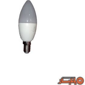 تصویر لامپ LED شمعی 7 وات مهتابی پارسه شید پایه E14 