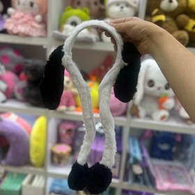 تصویر تل پمپی سفید و مشکی 