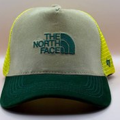 تصویر کلاه کپ سبز مدل نورث فیس Light green North Face cap