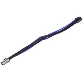 تصویر کابل افزاینده برق کارت‌گرافیک اسلیو سیلوراستون PP07-IDE6BA (6 پین) CABLE power SilverStone PP07-IDE6BA