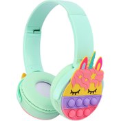 تصویر هدست بی سیم یونیکورن مدل P365 ا P365 unicorn wireless headphones P365 unicorn wireless headphones