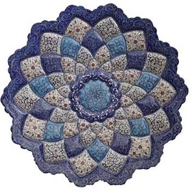 تصویر بشقاب مینا سایز 30 سانتی 