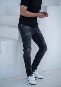 تصویر شلوار اسکینی امیری مدل زاپدار جنس جین - 3 Amiri skinny jeans with zippers, denim