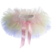 تصویر دامن شورتی آبرنگی نوزادی دخترانه 