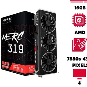 تصویر کارت گرافیک ایکس اف ایکس 6900XT XFX Merc 16GB ظرفیت 16 گیگابایت 