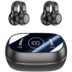 تصویر هدست بلوتوث مدل M47 هدست بی سیم - ۲ / سفید M47 model clip-on Bluetooth headset wireless headset