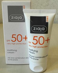 تصویر ضد افتاب ضد جوش برند اروپایی« زیاجا » ZIaja acne prone spf50 (40mil)