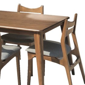 تصویر میز و صندلی ناهار خوری شرکت اسپرسان چوب مدل sm105 - 6نفره 