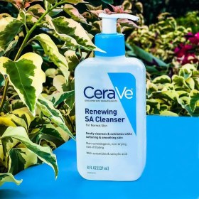 تصویر ژل شستشو سراوی صورت CeraVe Renewing SA Facial Cleanser 