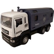 تصویر ماشین بازی مدل کامیون پلیس کد PT174B 