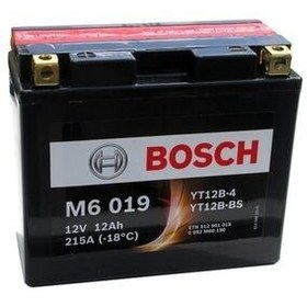 تصویر باطری 12 Ah M6019 Yt12B Bs نبرد موتور سیکلت Bosch 