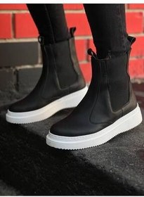 تصویر بوت پوتین مردانه KB 0992 سیاه پوست و سفید مردان BOA 