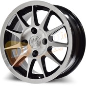 تصویر رینگ اسپرت پژو سایز ۱۵ اینچ کد ۰۱۴ نقره ای ۴ عدد 