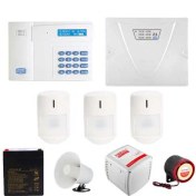 تصویر پک دزدگیر کلاسیک مدل X5 با چهار چشمی و تلفن کننده 