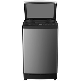 تصویر لباسشویی هایسنس 13 کیلویی WTJA1302T دودی 2022 Hisense Washing Machine 13kg WTJA1302T Door From Above 2022