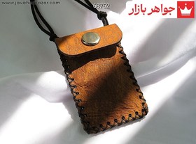 تصویر جادعایی چرم طبیعی به همراه حرز امام جواد کد 68752 