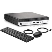 تصویر دسکتاپ تجاری HP EliteDesk 800 G3 تجدید شده اینتلHP Micro Desktop Computer 800 G3 Elitedesk Mini Business PC - ارسال 20 روز کاری 